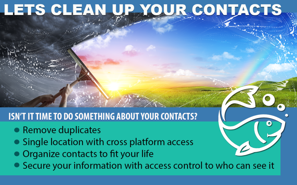 clean up your contacts